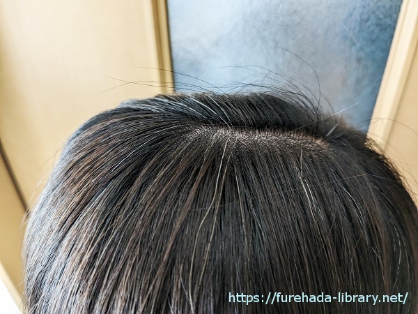 MORE BLOOM（モアブルーム）カラーシャンプー使用後の髪