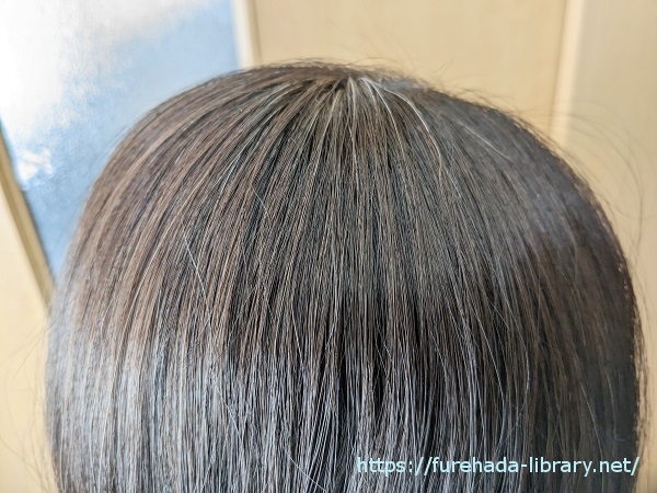 MORE BLOOM（モアブルーム）カラーシャンプー使用後の髪